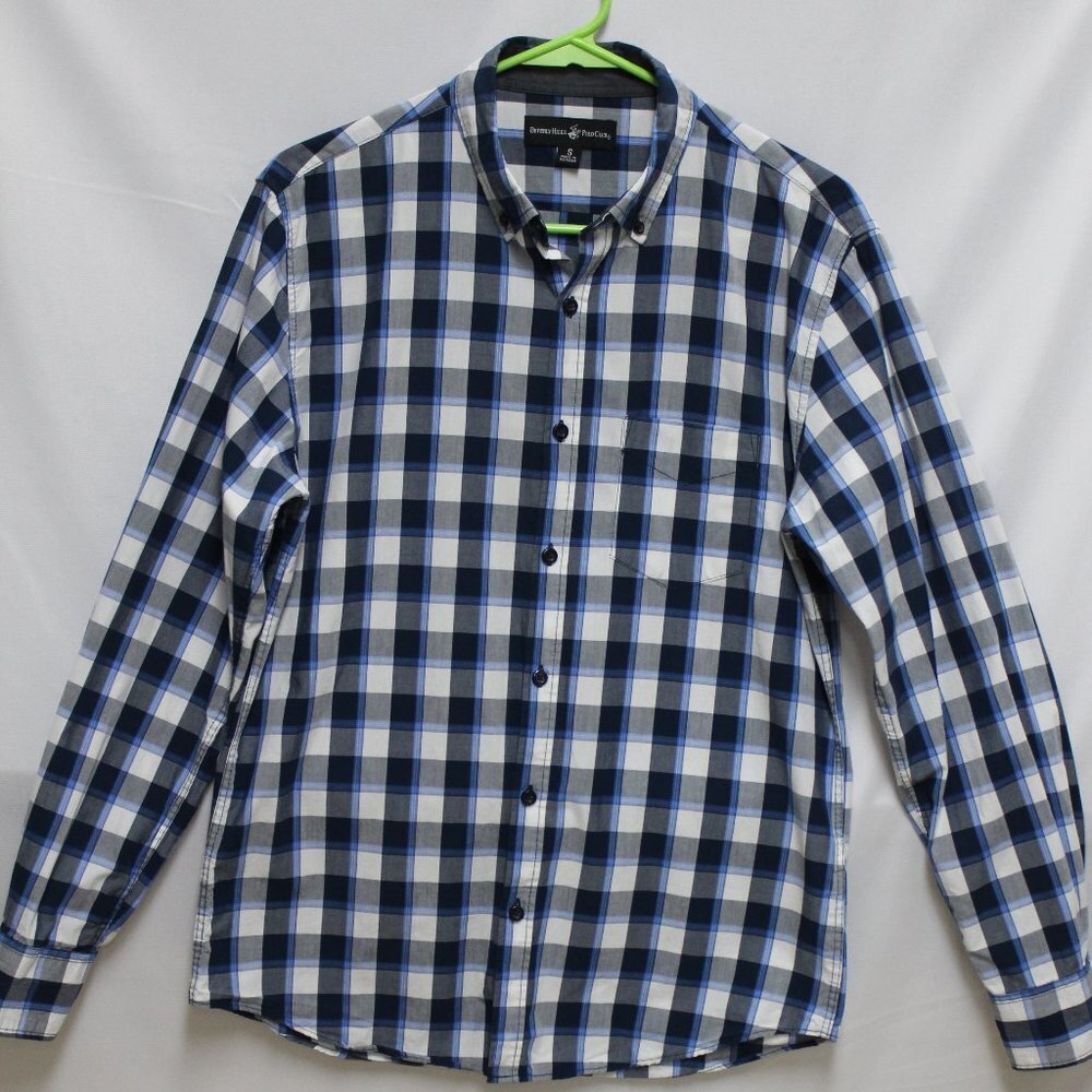 Boy's Beverly Hills Polo Club Plaid Button-Down